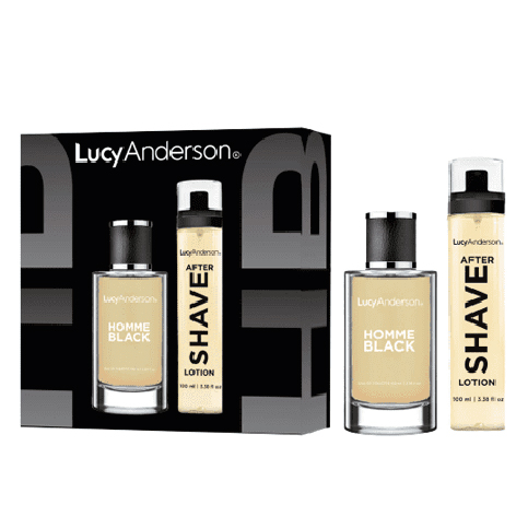 LUCY ANDERSON SET EDT HOMME BLACK X 100 ML. Y AFTER